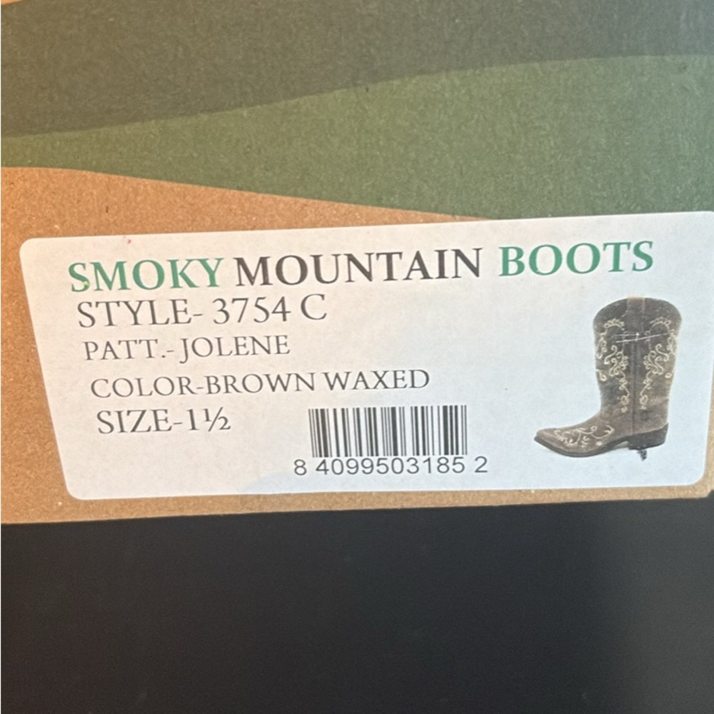 Smoky Mountain Brown Waxed Boots